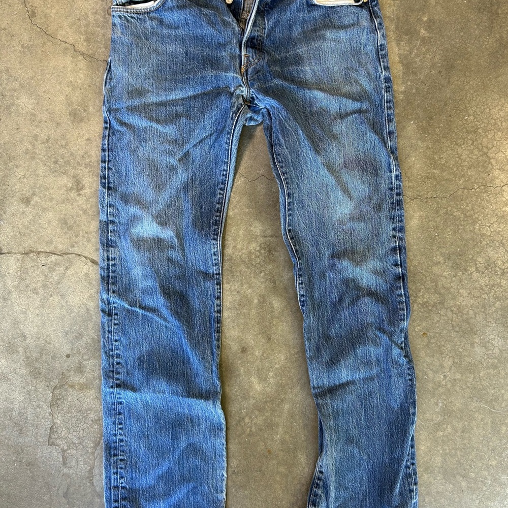 Levi's Blue Straight Jeans